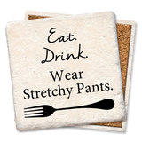 Eat Drink Wear Stretchy Pants, Coaster - Danshire Market and Design 