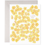 THANK YOU CARD, YELLOW FLOWERS