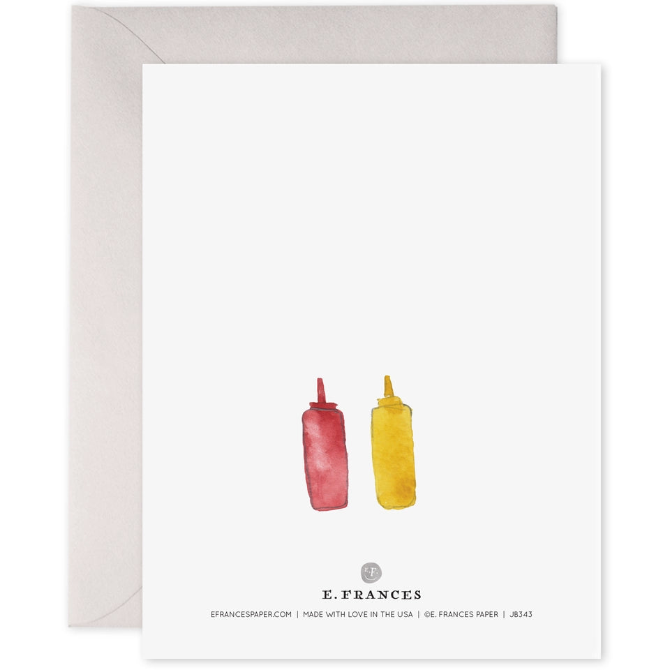 nice buns anniversary hotdog card