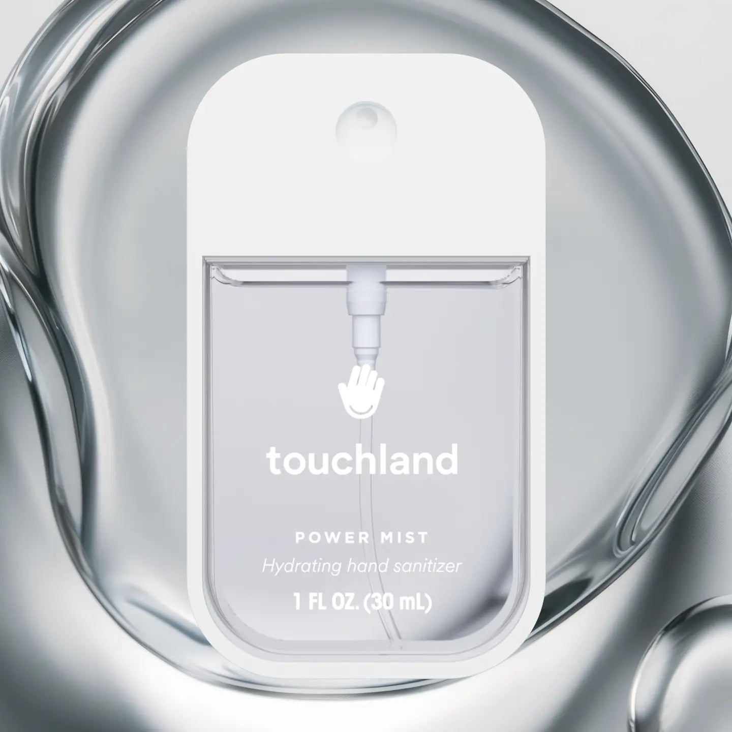Touchland power mist hydrating hand sanitizer packaging