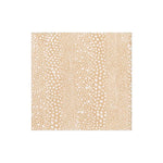 Beige paper napkin with a subtle pattern on a white background