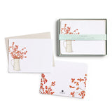 Flat Notes Stationery (Boxed Set of 8) - Autumn Berry Pitcher