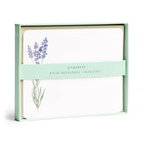 Flat Notes Stationery (Boxed Set of 8) - Lavender