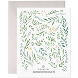 Card, Pretty Leaves (Birthday)
