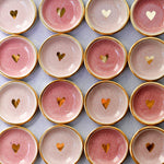 heart pink trinket dish