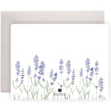 Flat Notes Stationery (Boxed Set of 8) - Lavender