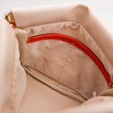 Close-up of a Montemare Roma Square Pouch in Ivory