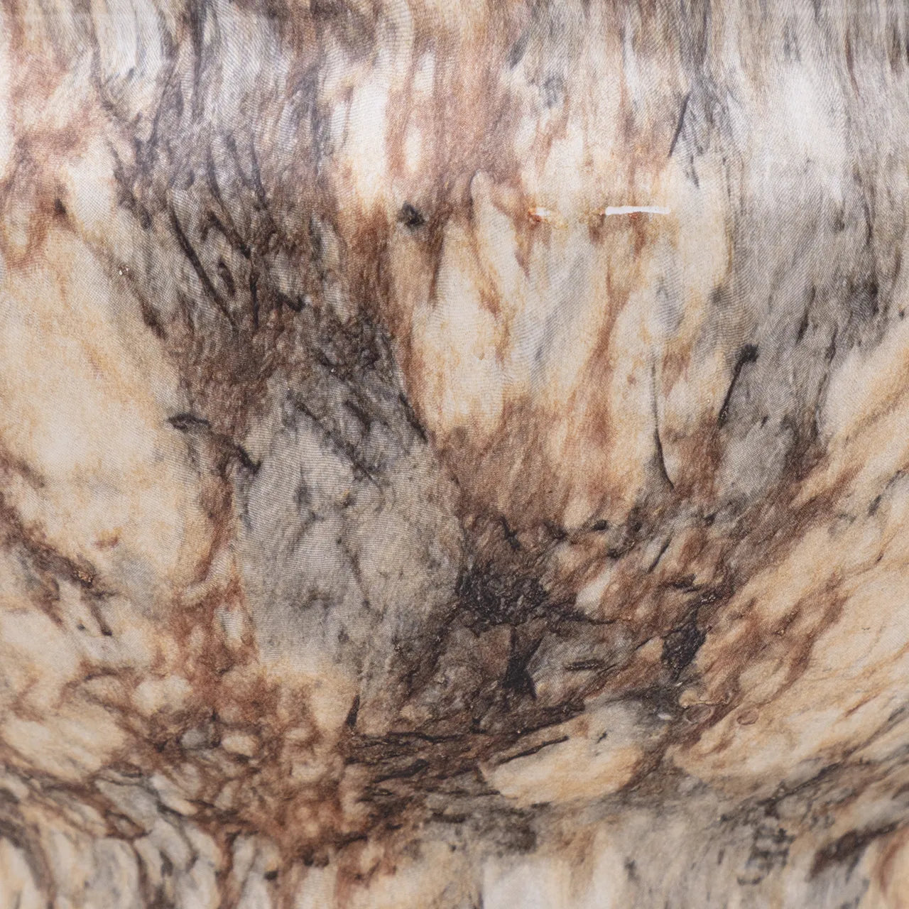 multicolor marble-like bowl on white background