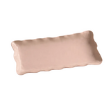 Rectangular ceramic dish on a white background