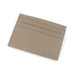 oatmeal leather card holder