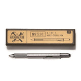 6-In-1 Multi Tool Pen in Gift Box on a white background