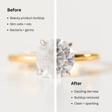 shinery jewelry wash luxury jewelry cleaner before and after photo