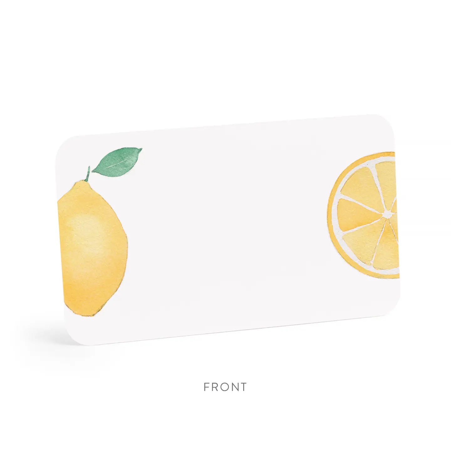 Product packaging with lemon illustrations on a white background