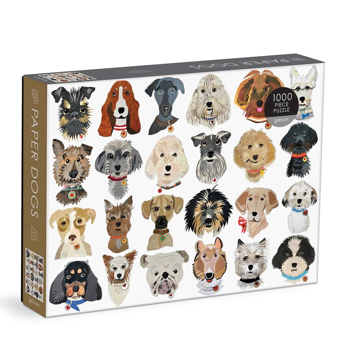 1000 piece dog face puzzle