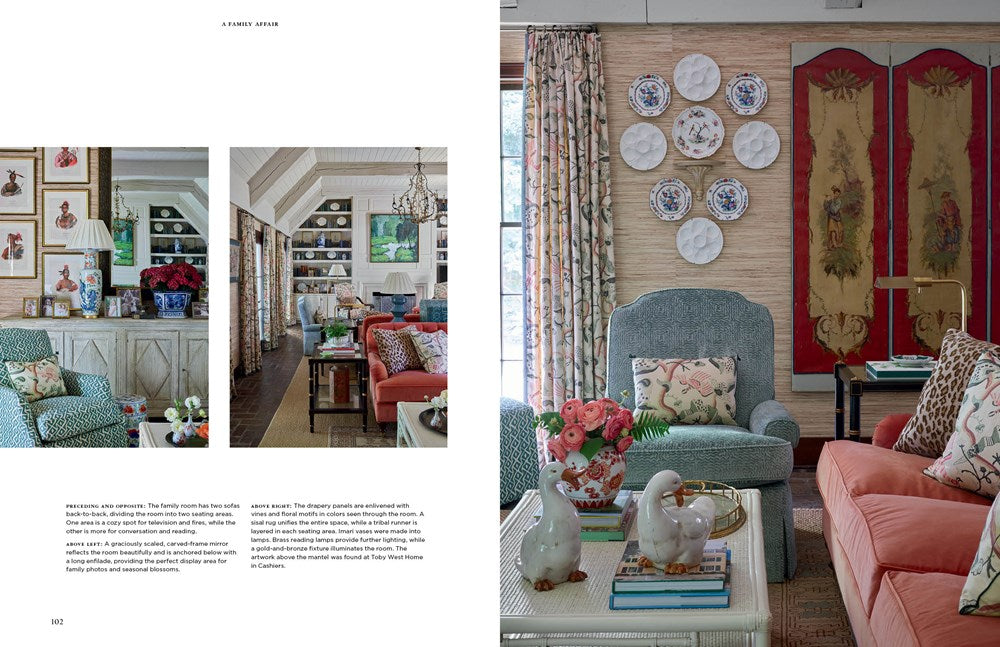 Living room with decorative elements and furniture