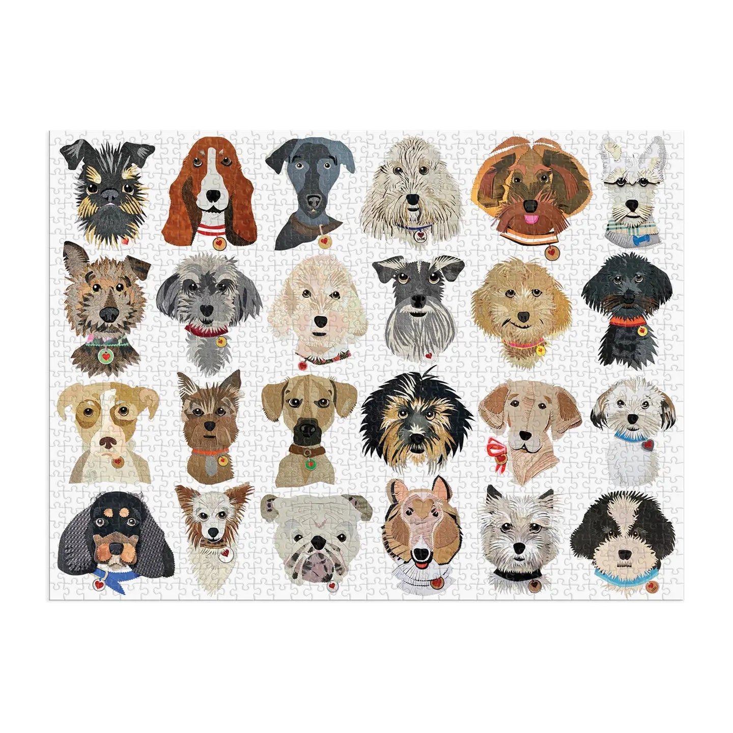 1000 piece dog face puzzle