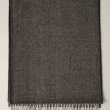 herringbone lynch scarf black