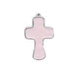 encanto athens cross ornament pink/camellia on white background