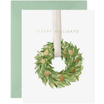 classic wreath christmas cards boxed set of 6