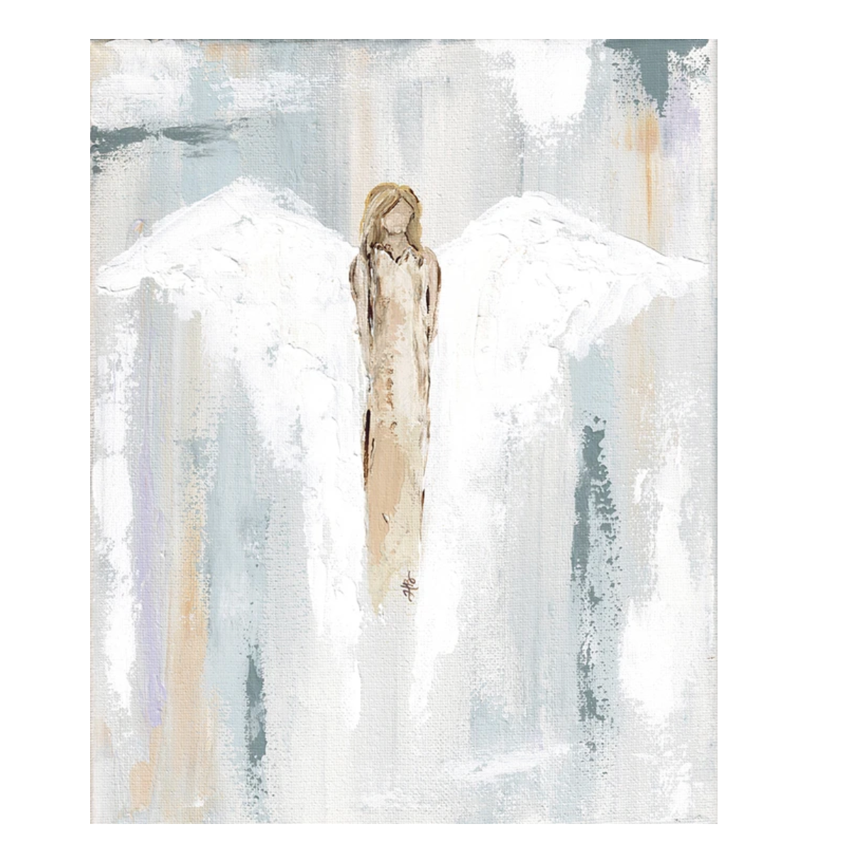 8" ANGEL ACRYLIC BLOCK STYLE B