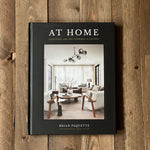 At Home: evocative and art-forward interiors, hardcover interior design book