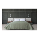 IMAGE OF CHIC BEDROOM FROM HARDCOVER COFFEE TABLE BOOK NEW CLASSIC RESIDENCES ON WHITE BACKGROUND