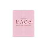 pink hardcover book "Bags The Classic Collection" on a white background