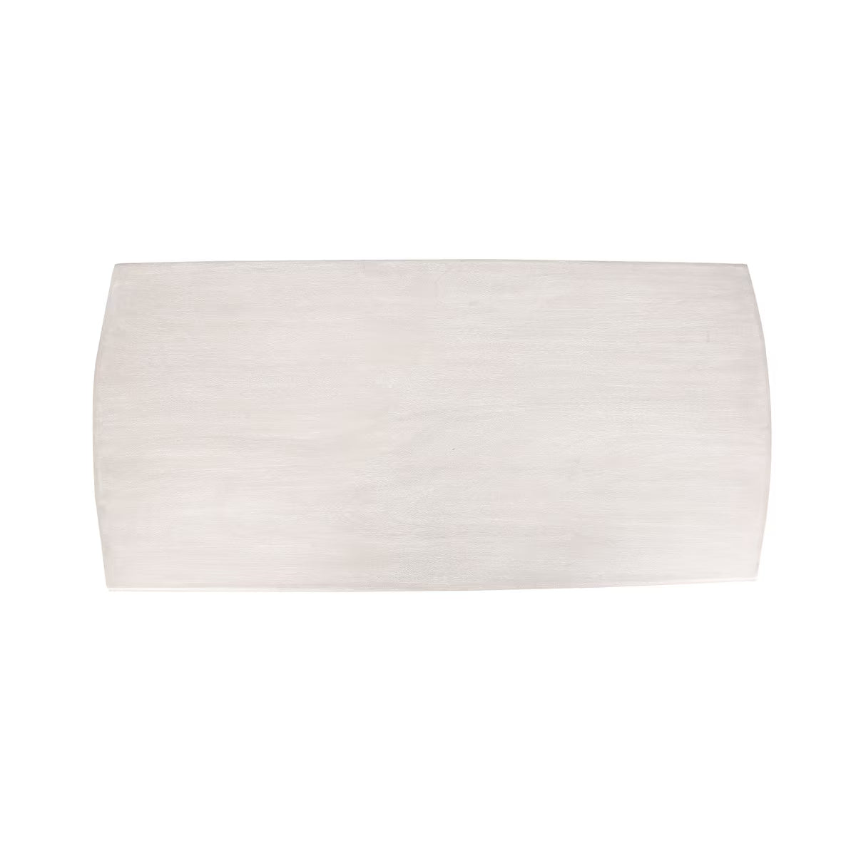 Rectangular white lampshade on a white background