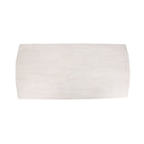 Rectangular white lampshade on a white background