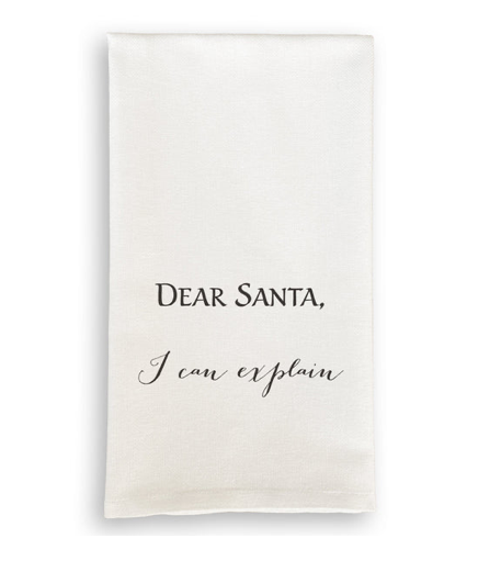 Dishtowel, Dear Santa I can explain