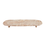 tan marble riser footed board