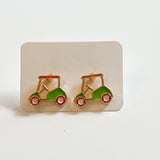 golf cart earrings