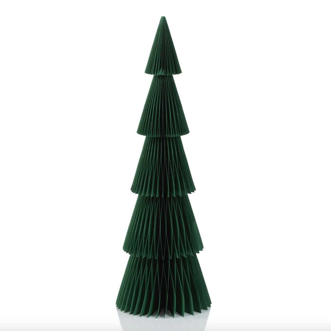 verbier green paper christmas tree, short