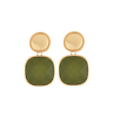 Earrings, Keller - Olive - Danshire Market and Design 