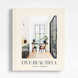 Live Beautiful Hardcover Interior Design Coffee Table Book