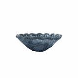 gray Onda glass bowl on a white background