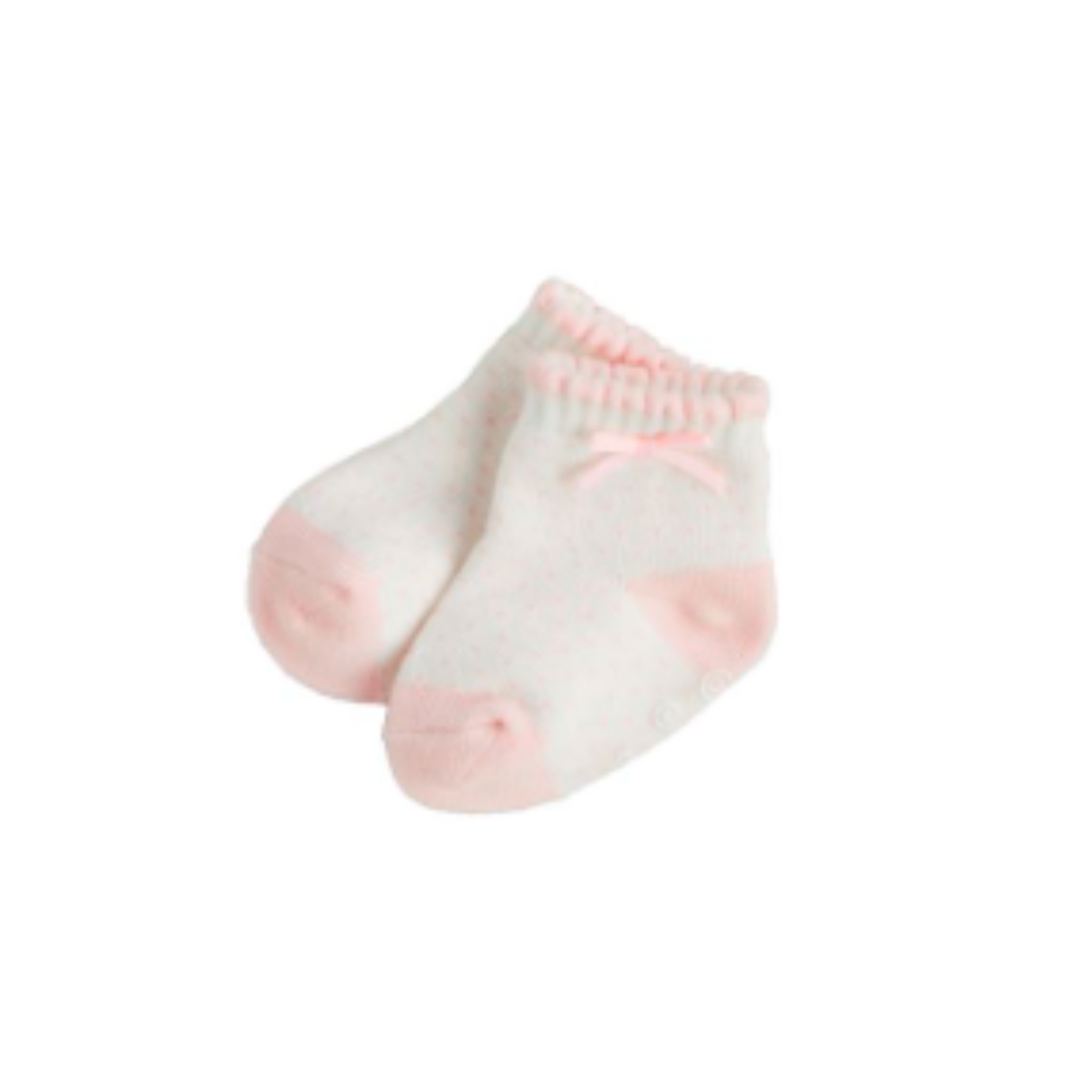 PINK BABY SOCKS, PINK DETAIL