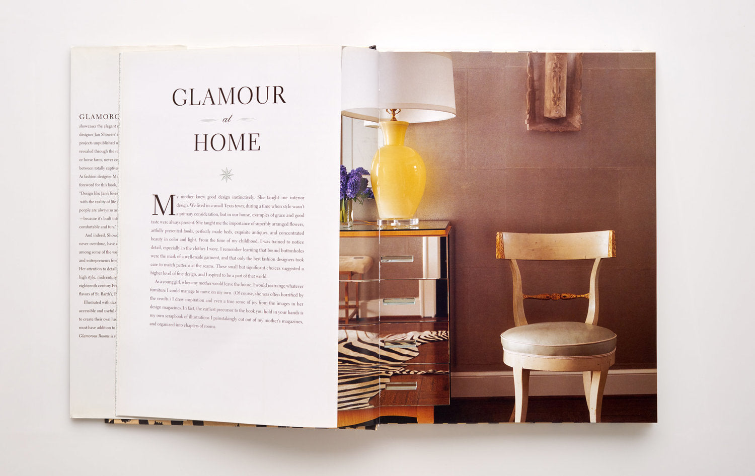 glamorous rooms interior design coffee table book