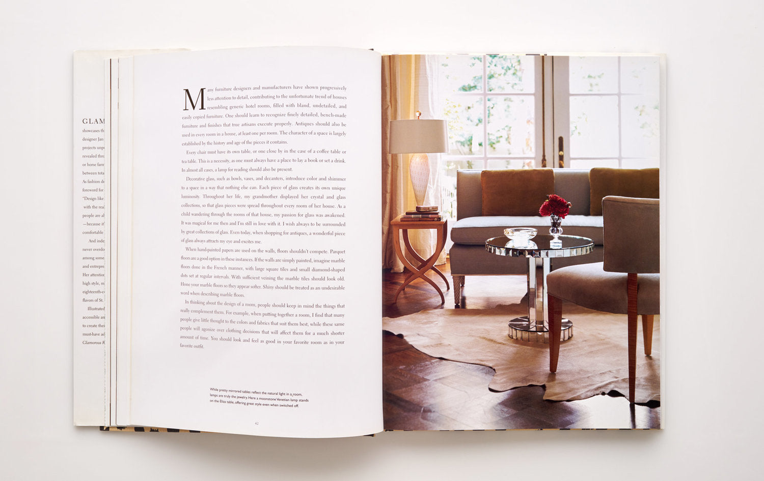 glamorous rooms interior design coffee table book