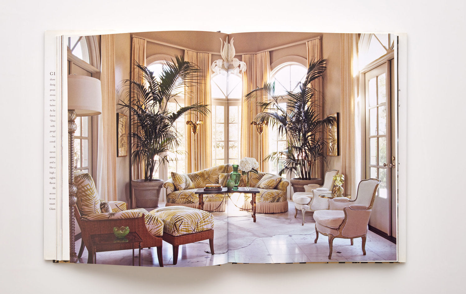 glamorous rooms interior design coffee table book