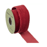 velvet christmas ribbon, red, 5 yards