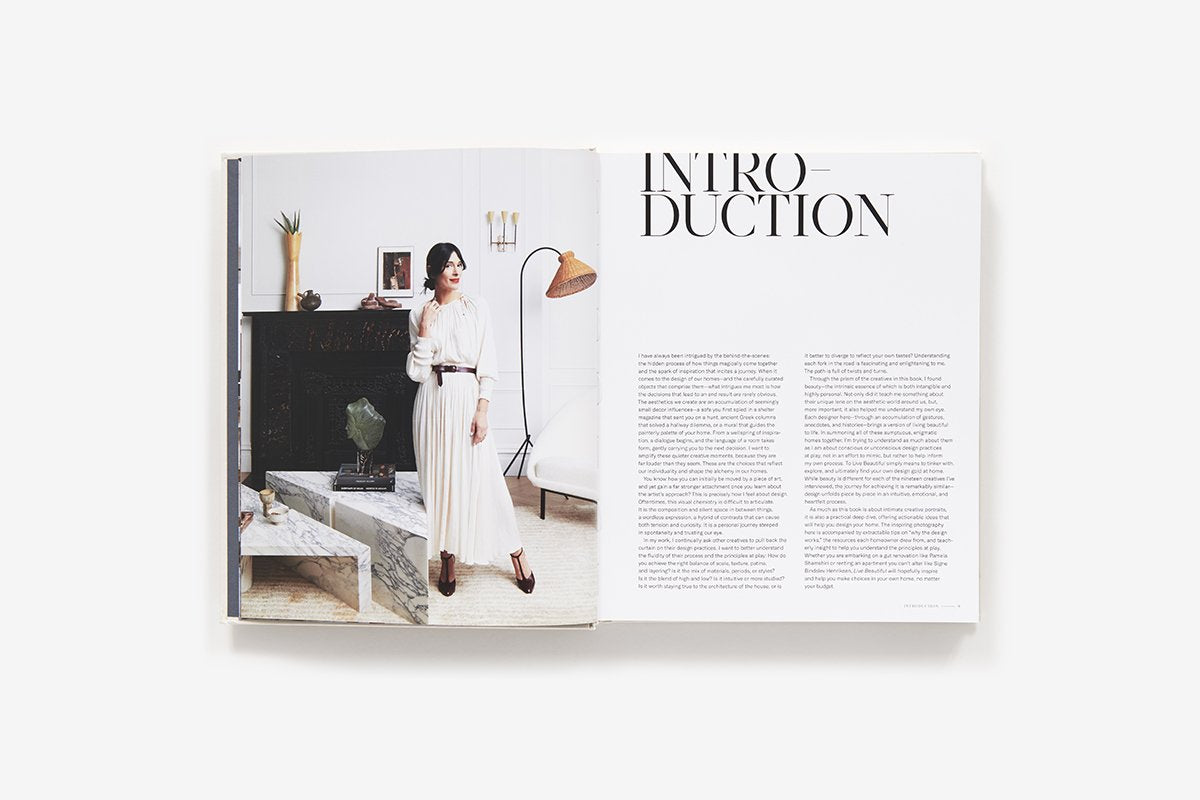 Live Beautiful Hardcover Interior Design Coffee Table Book