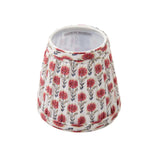 Floral-patterned lampshade with 'Maison Maison' branding on a white background