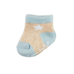 blue baby cotton socks, single star style