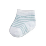 blue baby cotton socks, blue striped style