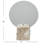 Blooming Mirror + Marble Base - Danshire Market and Design 