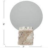 Blooming Mirror + Marble Base - Danshire Market and Design 