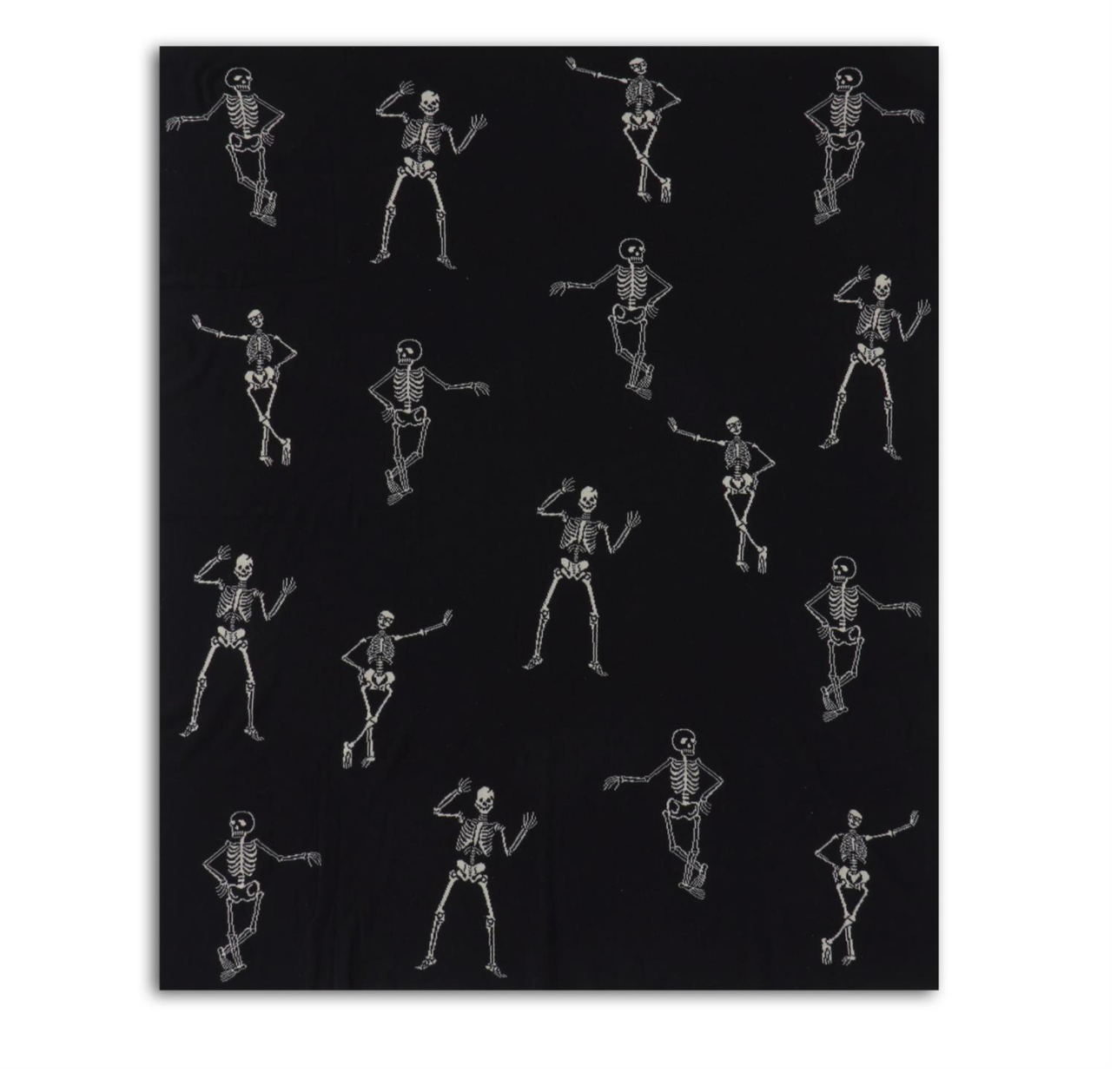 Halloween Throw, Spooky Skeleton - Danshire Market and Design 