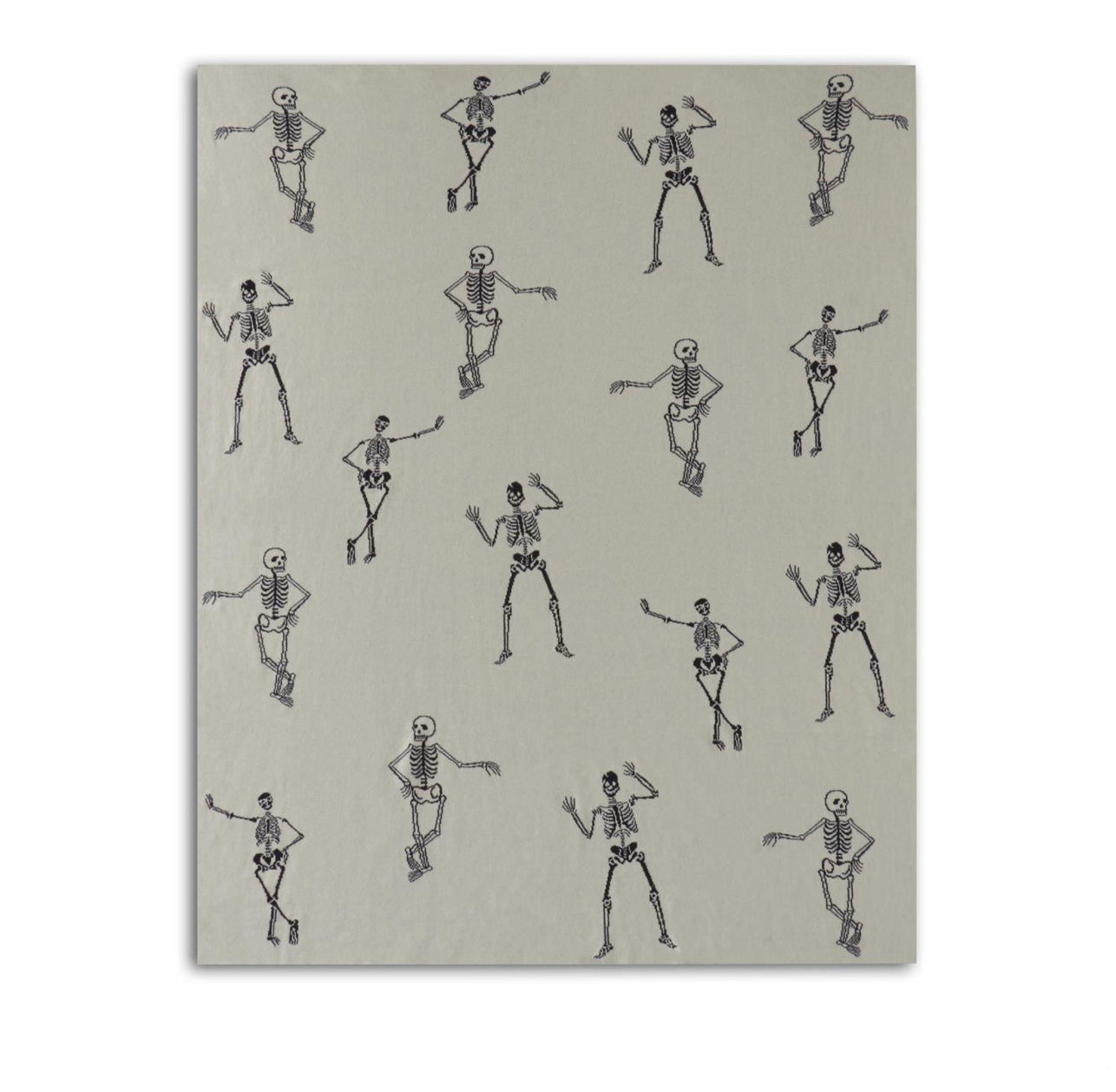 Halloween Throw, Spooky Skeleton - Danshire Market and Design 