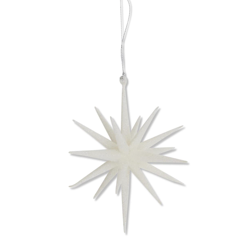 Ornament, Glitter Star - Small - Danshire Market and Design 